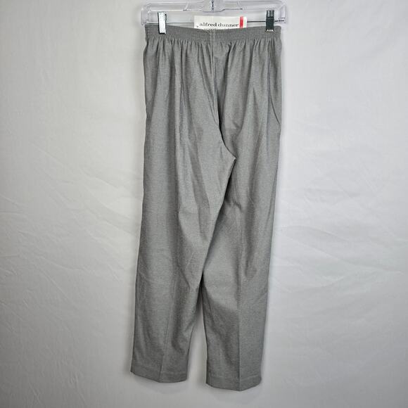 Alfred Dunner Comfort Waist Pants Women's 8 Proportioned Short Gray Pull On NWT - Picture 2 of 16